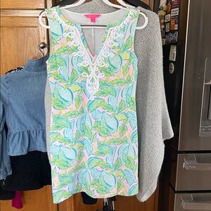 Lilly Pulitzer Embellished Dress Watermelon Size Small